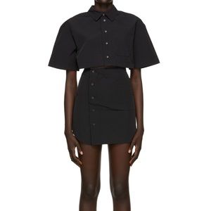 JACQUEMUS | black shorts cutout dress